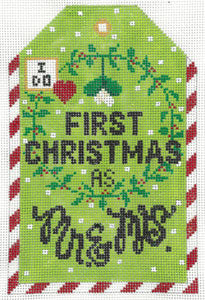 XO-193M - Gift Tag - Mr & Mrs First Christmas