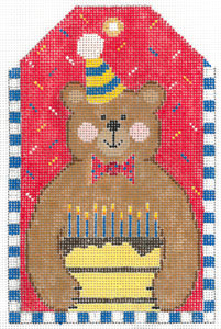 XO-197L - Gift Tag - Birthday Bear