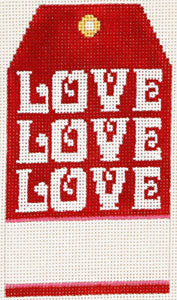XO-198E - Gift Tag - Love Love Love
