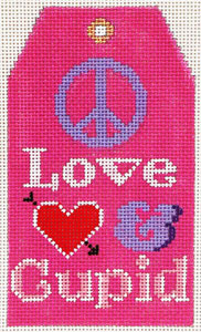 XO-198F - Gift Tag - Love and Cupid