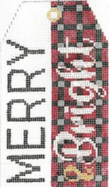 XO-198J - Gift Tag - Merry and Bright