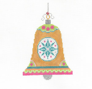 XO-222D - Vintage Ornament - Bell Shape, Gold