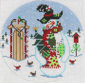 XO-255 - Patchwork Snowman