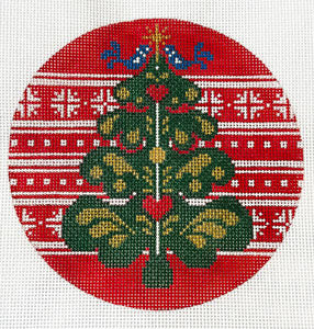 XO-260A - Sweater Weather - Holiday Tree Two Blue Birds