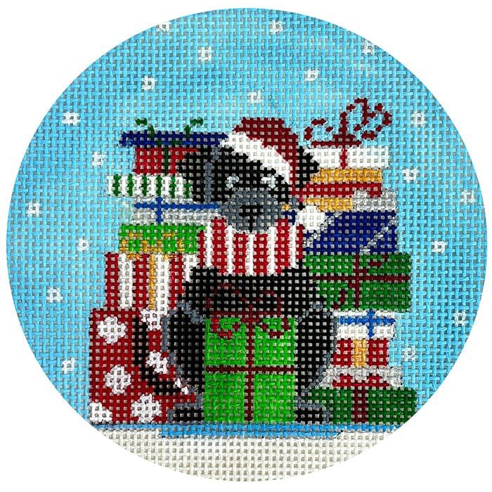 XO-310B - Holiday Pooch - Black Lab