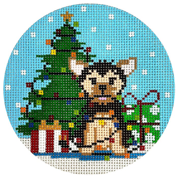 XO-310Y - Holiday Pooch - Yorkie