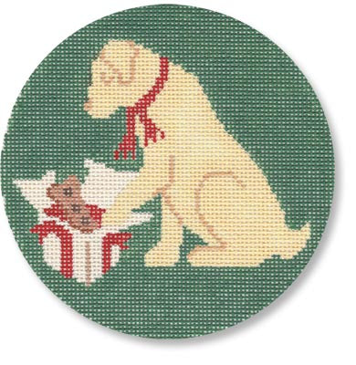 LM-XO19 - Christmas Morning Yellow Lab