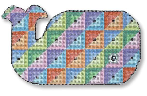 MBM-XO66 -Quilt - Whale Shape