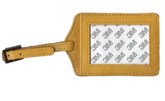 Leather Luggage Tag - Planet Earth