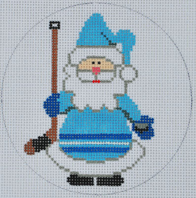 ZIA-108 - Hockey Santa Ornament