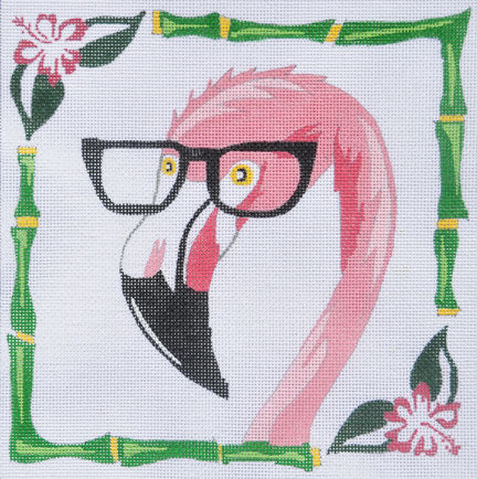 ZIA-59 - Flamingo with Glasses