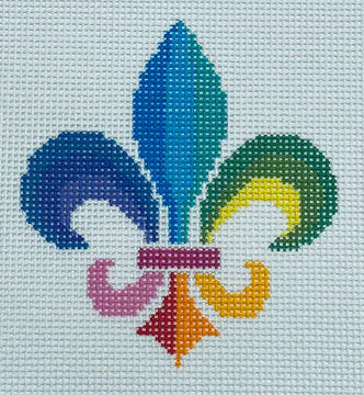 ZS146 - Rainbow Fleur de Lis