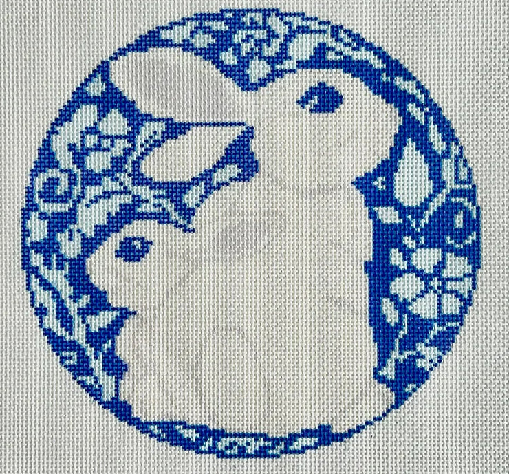 ZS164 - Blue and White Bunnies