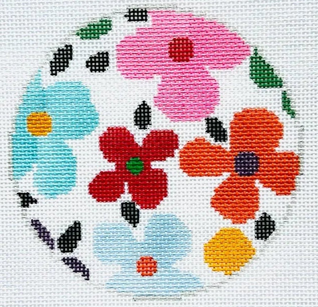 ZS86 - Flower Power Rainbow Round
