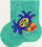 AB08 - Blue Crab Mini Sock