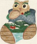 AB114 - Woody Owl Mini Sock