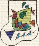 AB119 - Picasso Fish Mini Sock