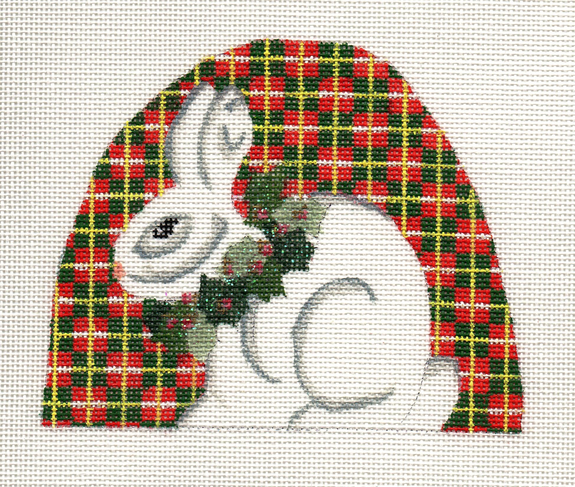 AB146 - Rabbit on Plaid