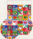 AB152 - Valentine Patchwork Mini Sock