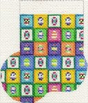 AB153 - Easter Patchwork Mini Sock