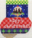 AB183 - Happy Christmas Munchkin Sock