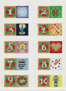 AB213 - 25 Advent Ornaments