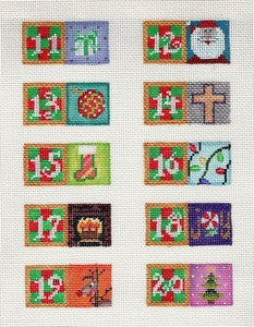 AB213 - 25 Advent Ornaments