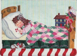 AB216A - Sleeping Girl Stocking Cuff