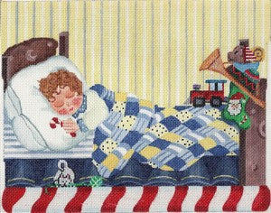 AB216B - Sleeping Boy Stocking Cuff