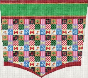 AB217 - Christmas Patchwork Stocking Cuff