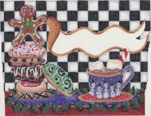 AB218 - Cookies and Cocoa Stocking Cuff