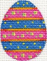 AB223D - Fuchsia/Bright Blue Mini Egg