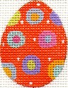 AB223N - Orange/Multi-Color Mini Egg