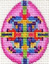 AB223W - Fuchsia Jeweled Mini Egg