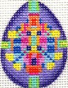 AB223Y - Purple Jeweled Mini Egg