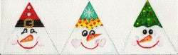 AB237- Happy Snowman Triangle