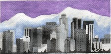 AB320 - Black and White Los Angeles Cityscape Insert