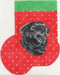 AB336 - Black Lab Mini Sock