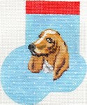 AB341 - Basset Hound Mini Sock