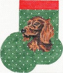 AB347 - Irish Setter or Long Haired Dachshund Mini Sock