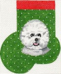 AB352 - Bichon Frise Mini Sock