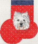 AB364 -  West Highland Terrier Mini Sock