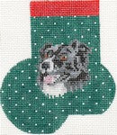 AB369 -  Border Collie Mini Sock