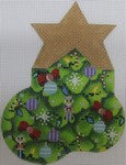 AB393 - Christmas Tree Alphabet Mini Sock (A-Z)