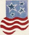 AB40 - Stars and Stripes Mini Sock