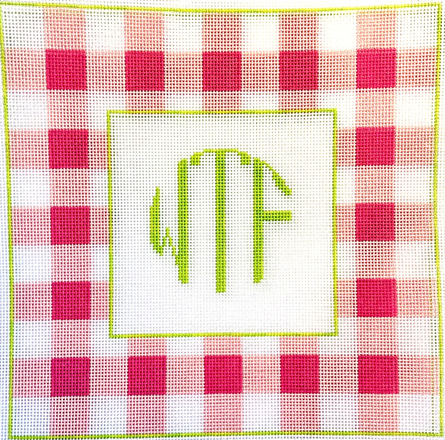 AF35P - WTF Pillow - Pink Check