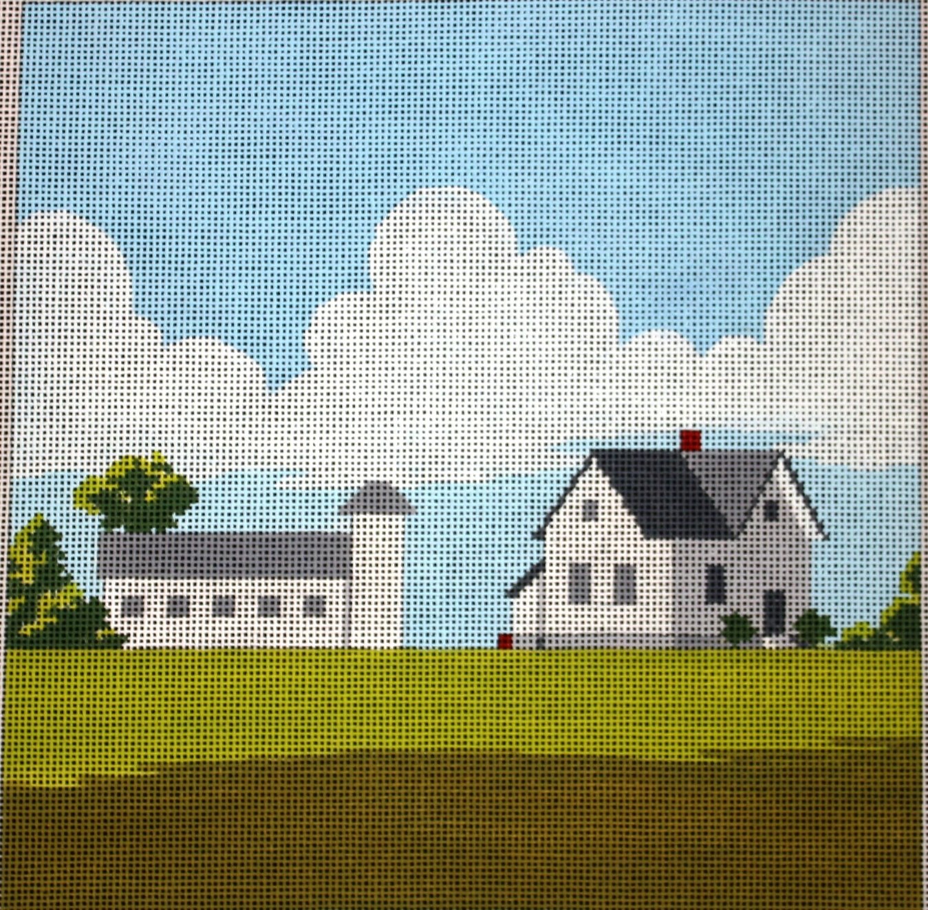 ASIT021 - White House and Barn