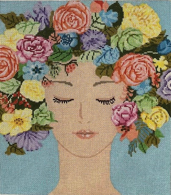 ASIT078 - Floral Face