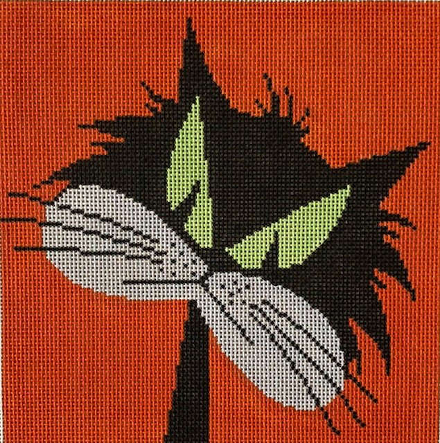ASIT080 - Cat with Attitude Orange