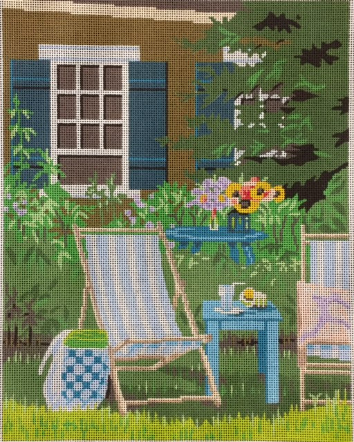 ASIT117 - Porch Striped Chair